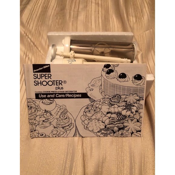 Proctor Silex Super Shooter Plus Cordless Cookie Press & Food Decorator G0123 - Picture 8 of 8
